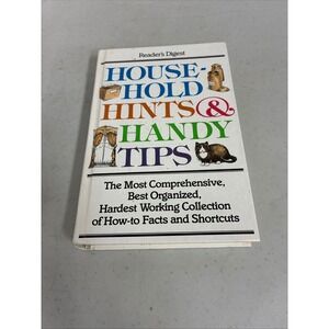 Reader's Digest Household Hints &‎ Handy Tips Hardcover Vintage Reference Book